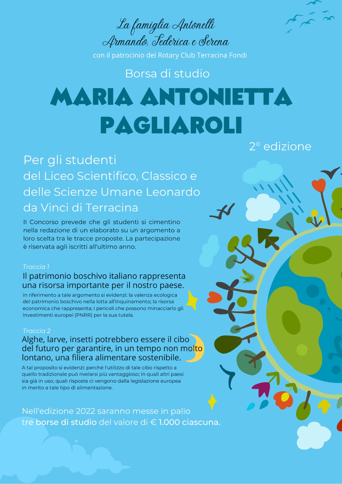 Borsa di studio M.Antonietta Pagliaroli 2021-22